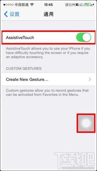 Iphone 6 AssistiveTouch消失的原因及解决办法