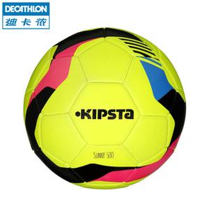 轻盈舒适、耐用回弹：迪卡侬 5号足球 KIPSTA F100 5号球，青少年足球的最佳选择